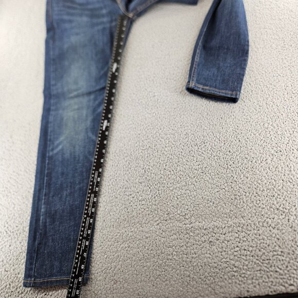 Levis 512 Jeans Mens 30x30 Blue Slim Taper Stretch Flex Denim Medium Wash Pants - Picture 10 of 16